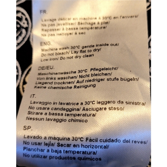 Lisette L Montreal Geo Print 25" Thinny Crop Pant Size 10 Pull On Tummy Control - Picture 5 of 9